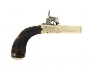 A Pair of Percussion Muff Pistols