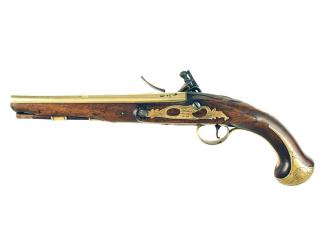 A Pair of Flintlock Holster Pistols by Wilson