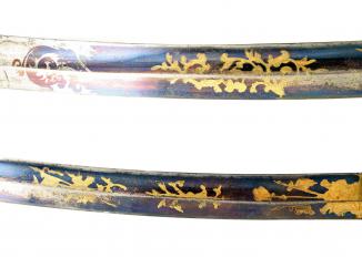 A Blue & Gilt 1796 Pattern Light Cavalry Sword. 