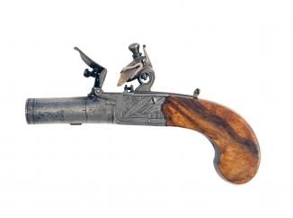 A Crisp Flintlock Pocket Pistol   
