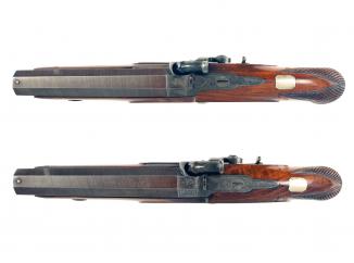 A Crisp Pair of Belt Pistols by W. Richards.