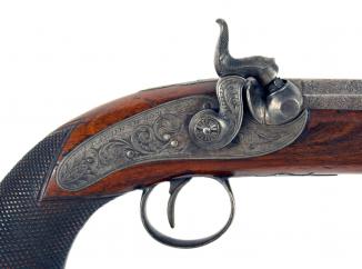 A Pair of Irish Pistols by Calderwood and Son. 