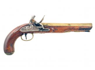 A Flintlock Coaching Pistol by H.W. Mortimer