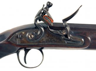 A Pair of Flintlock Overcoat Pistols by Twigg.