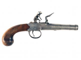 A Flintlock Pocket Pistol 