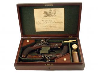 A Cased Pair of Carriage Pistols