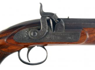 A Percussion Officers Pistol 