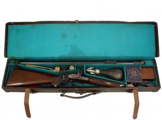 A Cased Rigby Match Rifle