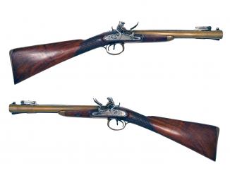 A Fine and Rare Double Barrelled Blunderbuss