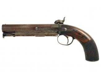 A Percussion Pistol by Wilkinson