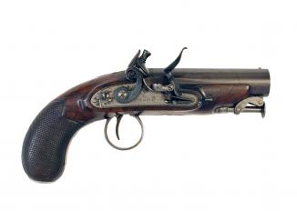 A Superb Pair of Flintlock Man Stoppers by Rigby