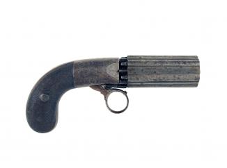 A Six-Shot Coopers Patent Pepperbox