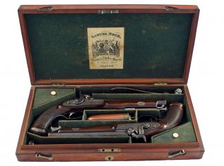 A Superb Cased Pair of Officers Pistols 