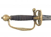 A Brass Hilted Smallsword