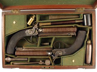 A Crisp Pair of Belt Pistols by Mills of London. 