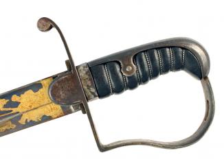 A Blue & Gilt 1796 Pattern Light Cavalry Sword. 