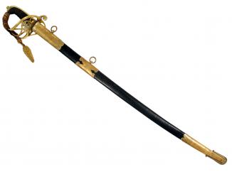 A Blue & Gilt Sword