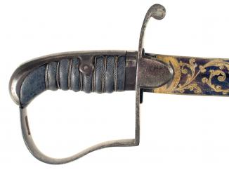 A 1796 Pattern Blue & Gilt Sword