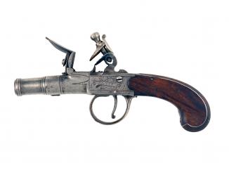 A Flintlock Pistol by Davis of Oxford