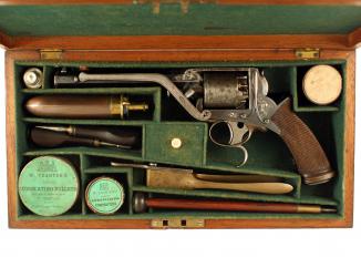 A Cased Tranter Revolver