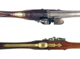 A Flintlock Coaching Carbine by Pickfatt.