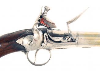 A Queen Anne Pistol by Newton of Grantham