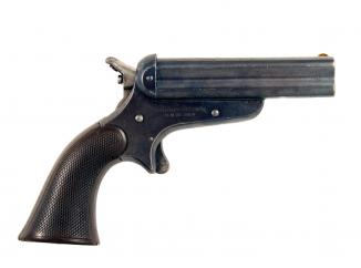 A Cased Sharps & Hankins Pistol, Model 3A. 