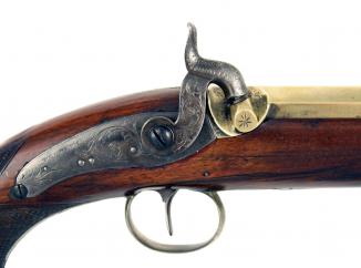A Cased Pair of Pistols by Perkins