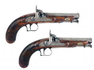 A Cased Pair of Presentation Pistols