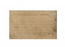 Hamerless Guns Card