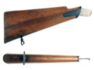 A Scarce Lancers Pistol with Shoulder Stock