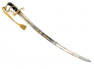 A Scarce S-Bar Hilted Sword