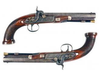 A Pair of Percussion Pistols