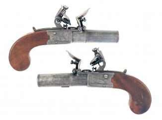 A Crisp Pair of Flintlock Pocket Pistols