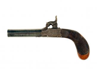 An Unusual Rifled Percussion Pistol