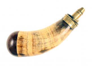 A Sykes Horn Flask