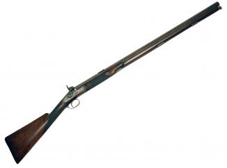 A Percussion Rifle by Witton of London. 