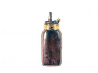 A Pistol Flask by Sykes