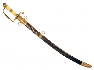 A Naval Spadroon Hilted Sword