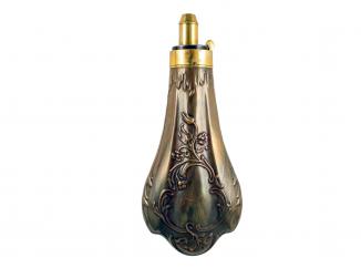 A Foliate Decorated Fluted Flask 