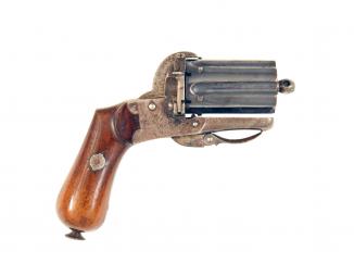 A Continental Pin Fire Revolver