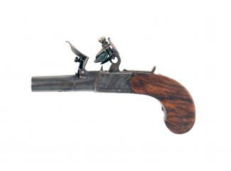 A Very Small Flintlock Pocket Pistol