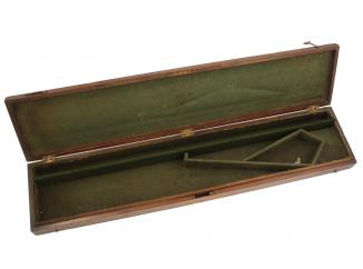 A Mahogany Gun Case for A Flintlock Fowler