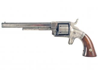 A Scarce .38 Rim-Fire Six-Shot Bacon Revolver.