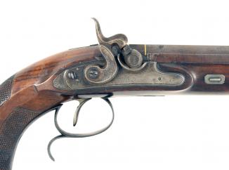 A Percussion Duelling Pistol by Beckwith
