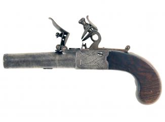 A Rifled Flintlock Pocket Pistol 