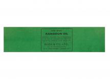 Rangoon Oil Label