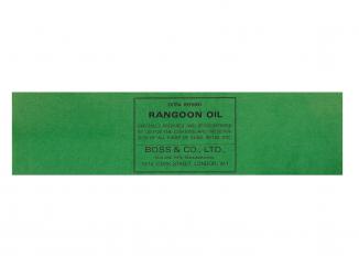 Rangoon Oil Label