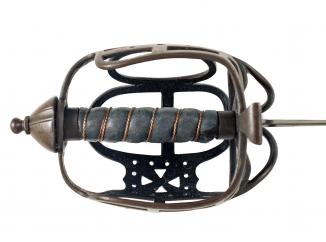 A Basket Hilted Cavalry Sword