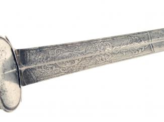 A Steel Hilted Small Sword, Circa 1720